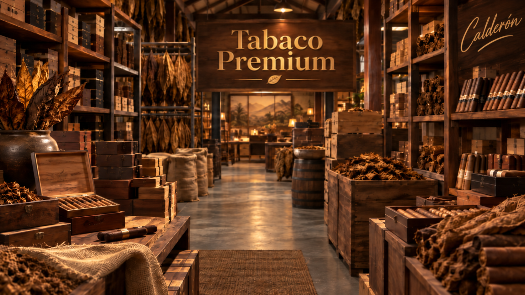 Premium cigar boxes prepared for wholesale commercial programs